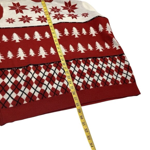 Arizona Cardinals NFL Team Apparel Christmas Sweater 100% Acrylic Size 2XL - Picture 4 of 8